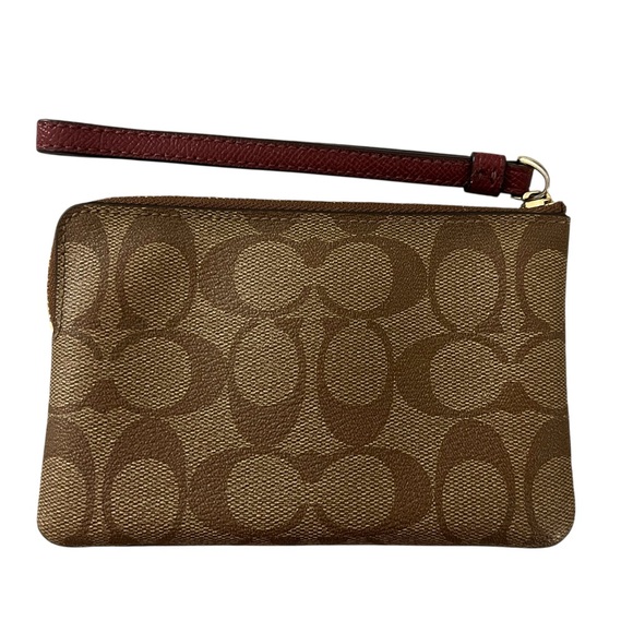 Coach Signature Wristlet with Front Pocket - EUC - Picture 2 of 3